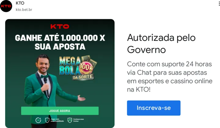 KTO digital ad
